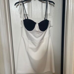 Gianni Bini Off White/ Black Women Dress SZ 12